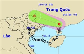 Miền núi phía Bắc đang mưa to vì ảnh hưởng của áp thấp nhiệt đới
