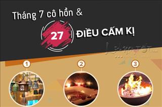 Infographic: Điều cấm kỵ trong tháng cô hồn chớ mắc phải