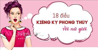 Infographic: Những điều kiêng kỵ phong thủy cho nữ giới không thể không tin