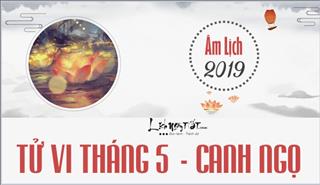 Tử vi tháng 5/2019 của 12 con giáp (Âm lịch): Thìn may mắn về tiền bạc, Ngọ lo âu phiền muộn