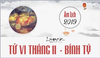 Tử vi tháng 11/2019 của 12 con giáp (Âm lịch): Tháng cận cuối năm, tuổi nào may mắn phát tài phát lộc?