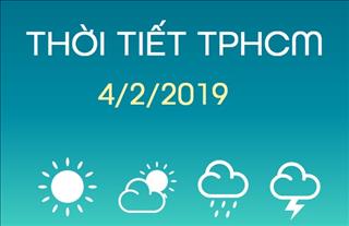 Dự báo thời tiết TPHCM 4/2: Ngày cuối năm trời nắng nóng, tối quang mây