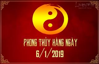 Xem phong thủy hàng ngày: Chủ nhật ngày 6/1/2019