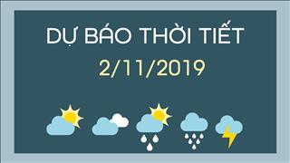 Dự báo thời tiết 2/11: Áp cao lục địa kết hợp nhiễu động gió gây mưa lớn tại Trung Bộ