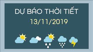 Dự báo thời tiết 13/11: Từ chiều nay, không khí lạnh bao trùm và ảnh hưởng toàn bộ miền Bắc