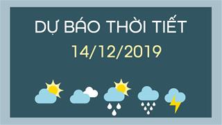 Dự báo thời tiết 14/12: Không khí lạnh gây gió cấp 6, giật cấp 8 trên biển Đông