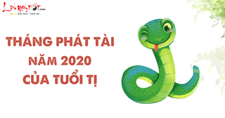 Tháng phát tài 2020 của tuổi Tị: Tài lộc về nhiều như nước