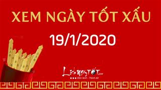 Xem ngày tốt xấu hôm nay Chủ Nhật ngày 19/1/2020 - Lịch âm 25/12/2019