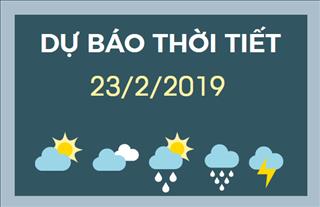 Dự báo thời tiết 23/2: Hà Nội mưa và rét, Hồ Chí minh nắng nóng