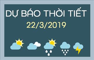 Dự báo thời tiết 22/3: Không khí lạnh gây mưa rào và dông từ chiều và đêm mai ở miền Bắc
