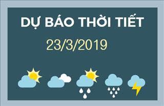 Dự báo thời tiết 23/3: Bắc Bộ và Trung Bộ đón một đợt không khí lạnh mới