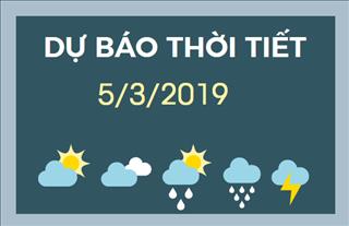 Dự báo thời tiết 5/3: Nam Bộ trời nắng, chất lượng không khí tại thành phố Hồ Chí Minh ở mức nghiêm trọng