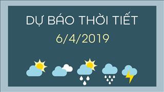 Dự báo thời tiết 6/4: Miền Bắc dông rải rác, Miền Nam dông vài nơi, ngày nắng
