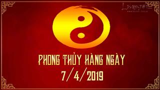 Xem phong thủy hàng ngày: Chủ nhật ngày 7/4/2019
