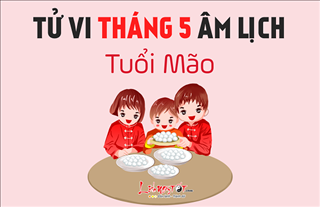 Tử vi tháng 5/2019 tuổi Mão (Âm lịch): Hao tiền, tình cảm buồn phiền