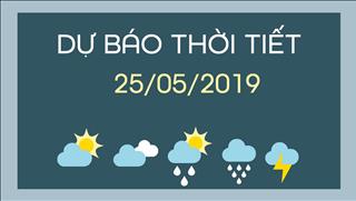 Dự báo thời tiết 25/5: Nắng nóng diện rộng ở Bắc Bộ và Trung Bộ