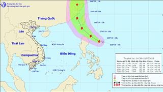 Áp thấp nhiệt đới đã mạnh lên thành Bão số 3 - Cơn bão mang tên Danas