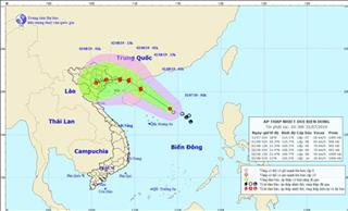 Trong 24 giờ tới, áp thấp nhiệt đới sẽ mạnh lên thành bão