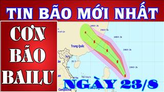 Tin bão gần biển Đông: Cơn bão Bailu
