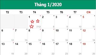 Lịch nghỉ Tết 2020: Tết Dương và Tết Âm nghỉ từ khi nào?