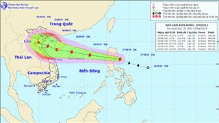 Cơn bão số 4: Tin bão khẩn cấp với sức gió giật cấp 12