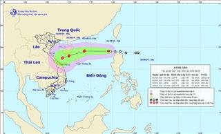 Đêm 2/9 bão đến đảo Hải Nam, mưa cực lớn khắp miền Trung tuần tới