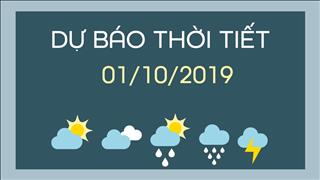 Dự báo thời tiết 1/10: Chất lượng không khí tại nhiều địa phương ở mức kém