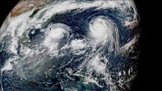 Bão, áp thấp nhiệt đới, vùng áp thấp cùng tồn tại - hình thái thời tiết hiếm gặp, dị thường