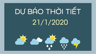 Dự báo thời tiết 21/1: Bắc Bộ và Bắc Trung Bộ trời trở rét