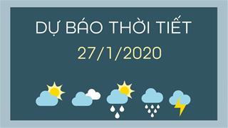 Dự báo thời tiết 27/1: Miền Bắc rét, có nơi dưới 10 độ, một số vùng có mưa