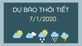 Dự báo thời tiết 7/1: Bắc Bộ mưa rào, sương mù dày đặc