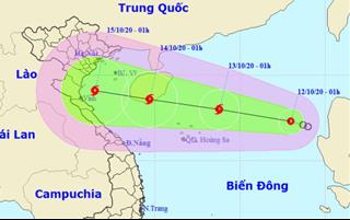 Áp thấp nhiệt đới hướng vào miền Trung, khả năng mạnh lên thành bão