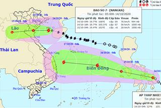 Bão số 7 tăng tốc hướng thẳng Thái Bình - Nghệ An, thêm áp thấp nhiệt đới có thể mạnh thành bão số 8