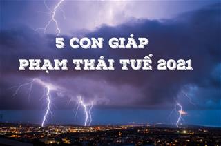 Cảnh báo: 5 con giáp phạm Thái Tuế 2021, vận trình đi xuống nghiêm trọng