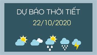 Dự báo thời tiết 22/10/2020: Hà Nội ngày có nắng, nhiệt độ tăng nhẹ