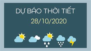 Dự báo thời tiết ngày mai 28/10/2020: Bắc Bộ đón không khí lạnh, Trung Bộ cảnh báo khẩn cấp bão số 9