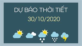 Dự báo thời tiết ngày mai 30/10: Không khí lạnh tăng cường, Bắc Bộ có mưa rào, nền nhiệt giảm