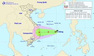Áp thấp nhiệt đới có thể xuất hiện ngày mai, nhiều tỉnh thành mưa gió phức tạp