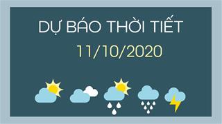 Dự báo thời tiết 11/10/2020: Trung Bộ mưa lớn tiếp diễn