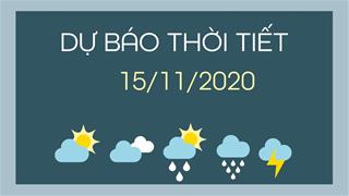 Dự báo thời tiết ngày mai 15/11/2020: Bắc Bộ đón không khí lạnh, Trung Bộ cảnh báo bão số 13, mưa lớn dồn dập