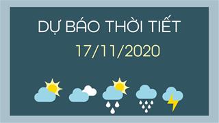 Dự báo thời tiết ngày mai 17/11/2020: Bắc Bộ, Bắc Trung Bộ có mưa trên diện rộng