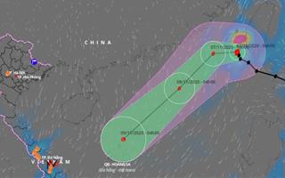 Bão số 11 Atsani vào Biển Đông