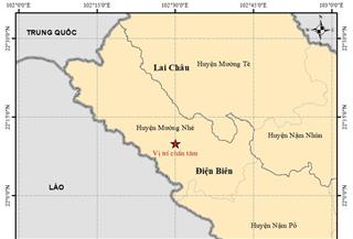 Điện Biên xảy ra động đất mạnh 3.2 độ richter, tâm chấn 10km