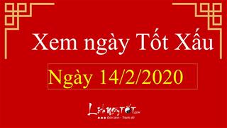 Xem ngày tốt xấu hôm nay Thứ 6 ngày 14/2/2020 - Lịch âm 21/1/2020