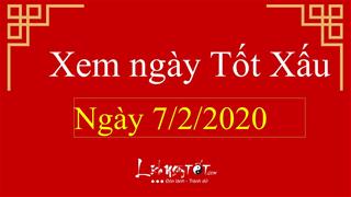 Xem ngày tốt xấu hôm nay Thứ 6 ngày 7/2/2020 - Lịch âm 14/1/2020