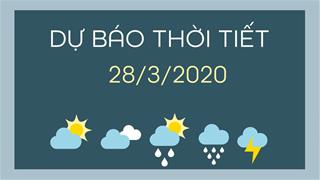 Dự báo thời tiết 28/3/2020: Hà Nội chuyển mát, miền Bắc có gió mùa Đông Bắc