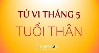 Tử vi tháng 5/2020 tuổi Thân âm lịch: Tình đầy tim, tiền đầy túi