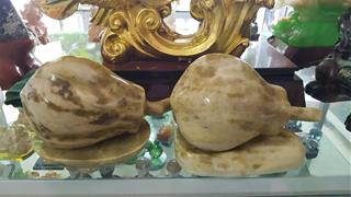 Đu đủ đá phong thủy: Vật phẩm chiêu tài cầu lộc không thể thiếu