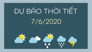 Dự báo thời tiết 7/6/2020: Miền Trung nắng nóng, có nơi lên đến 39 độ C