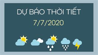 Dự báo thời tiết 7/7/2020: Trung Bộ nắng nóng gay gắt đến 39 độ